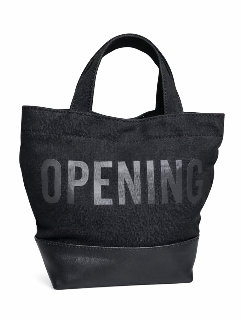 OPENING CEREMONY | Black Canvas Mini Tote